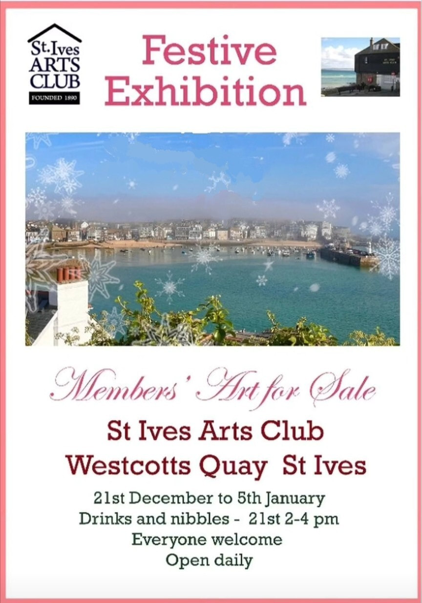 St. Ives Arts Club Flyer