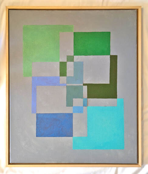 Six Inersecting Squares [Aquatic] by Steve Wilde
