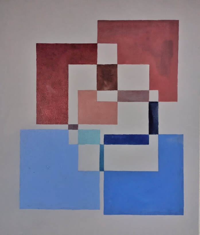 Six Intersecting Squares [Domestic] by Steve Wilde