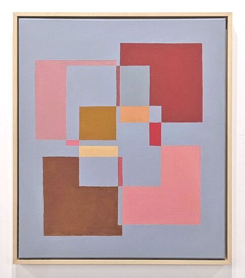 Six Intersecting Squares by Steve Wilde